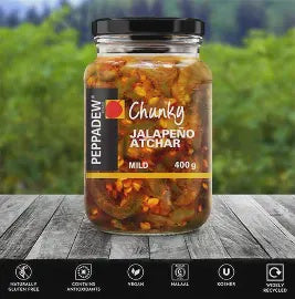Peppadew Atchar Chunky  JALAPENO 400g jar
