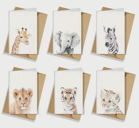 Baby African Generic Cards 12 Card Pack