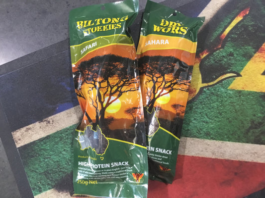 Springbok 250g Biltong /Drywors - various