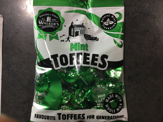 Walkers Mint Toffee 150g