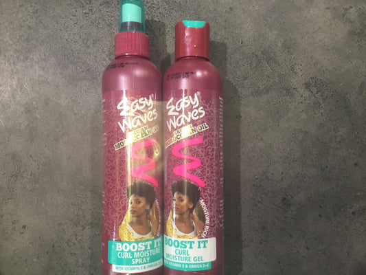 Easy Waves Boost It Moroccan Oil Twin Pack