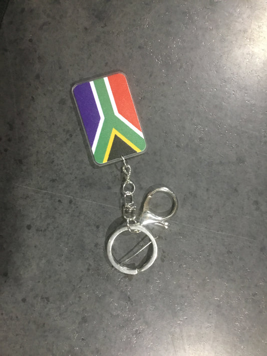 SA Flag Keyring / Luggage Tag