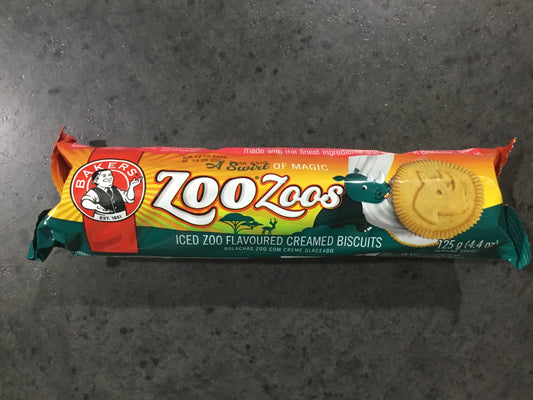 Bakers Zoo Zoos - Cream Biscuits - Ice Zoo 125g