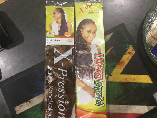 XPression Ultra Braids 30 cinnamon brown