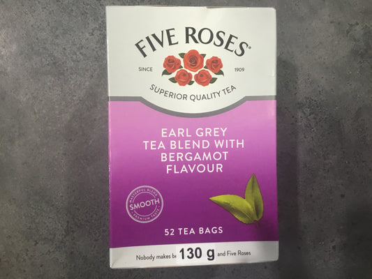 Five Roses - Tagless - Earl Grey 130g 50s