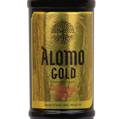 Alomo - gold black or silver GHANA - 750ml