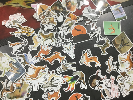 Springbok stickers various