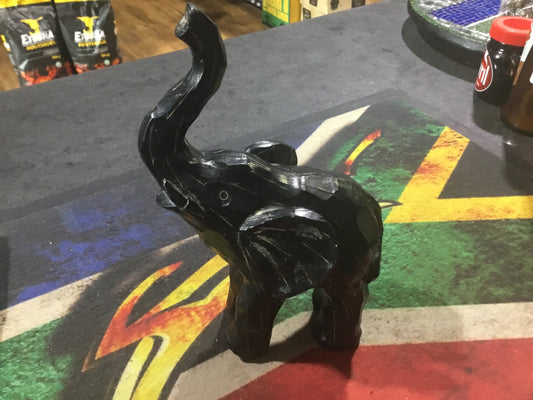 Black elephant ornament- Large