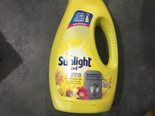 Sunlight Auto Laundry Liquid 2 in 1 1.5lt