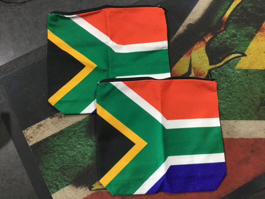 SA Flag Make Up Bag 21 x 18cm