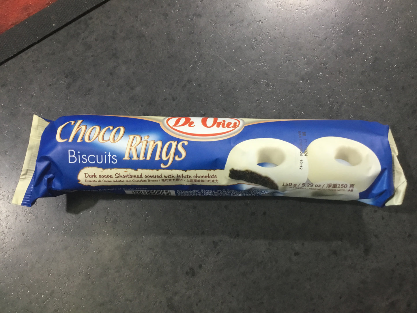 De Vries choco rings - white chocolate