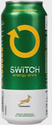 Switch Springboks Logo Switch Springboks 500ml can – South African Home Foods