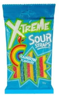 Xtreme Sour Rollz Rainbow 40g