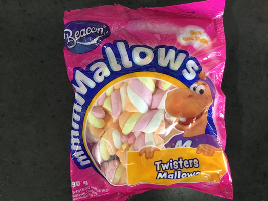 Beacon Marshmallows Twisters 150g