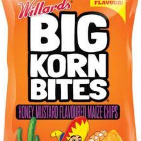 Willards Big Korn Bites Honey & Mustard 120g