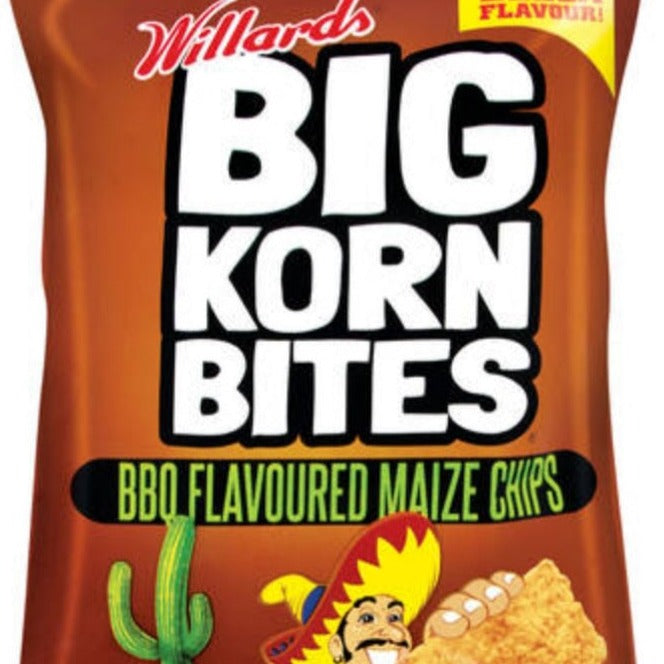 Willards Big Korn Bites BBQ 120g