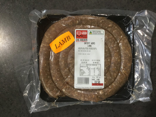 Lamb Ontbyt Wors 1kg