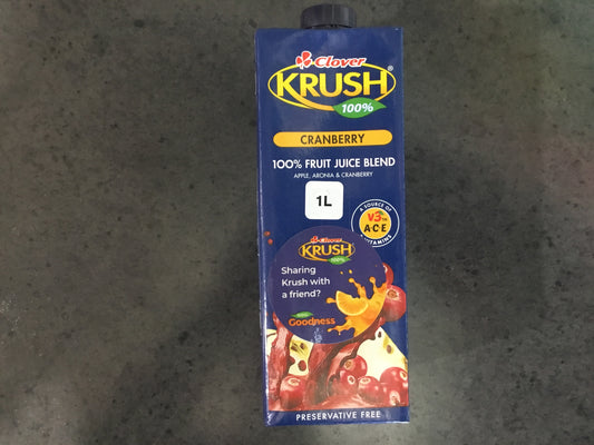 Krush Cranbery Juice 1LT