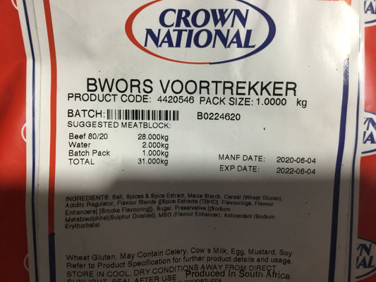 Crown National Boerewors Voortrekker 1kg