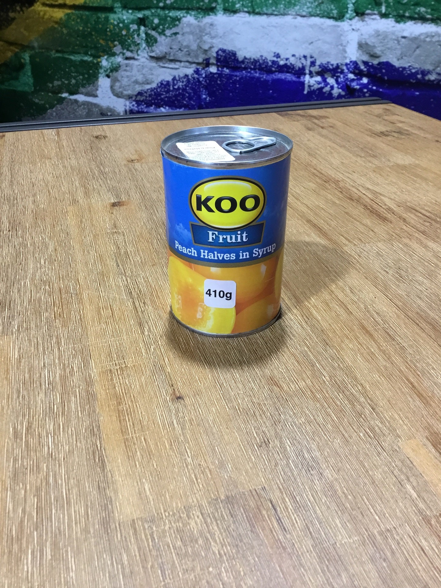 Koo Peach Halves in syrup 410g can