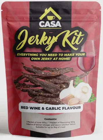CASA JERKY Kit Red Wine & Garlic Pack
