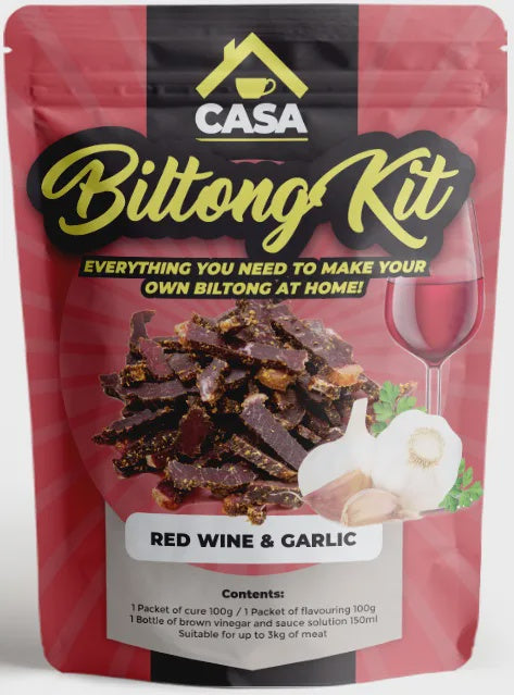 CASA BILTONG Kit Red Wine & Garlic