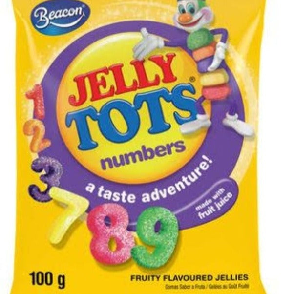 Beacon Jelly Tots Lick n Learn Numbers 100g