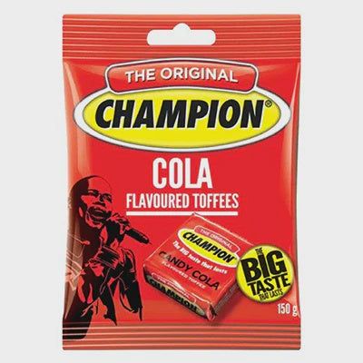 Champion Toffee Candy  Cola 150g