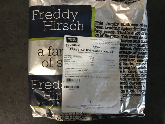 Freddy Hirsch Farmstay Boerewors 1kg