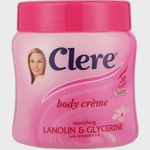Clere Body Creme Lanolin & Glycerine 500ml