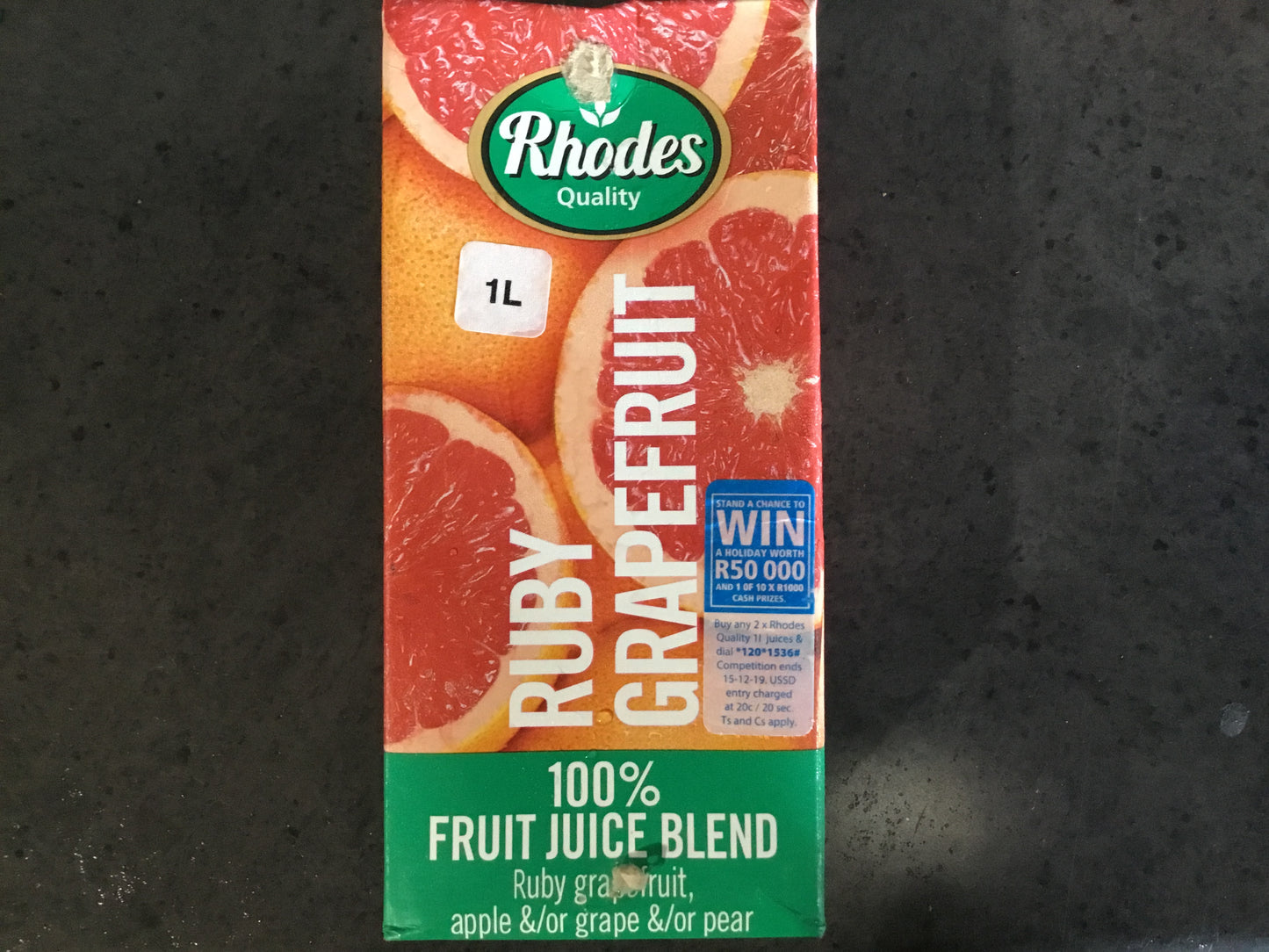 Rhodes Fruit Juice Ruby Grapefruit 1L