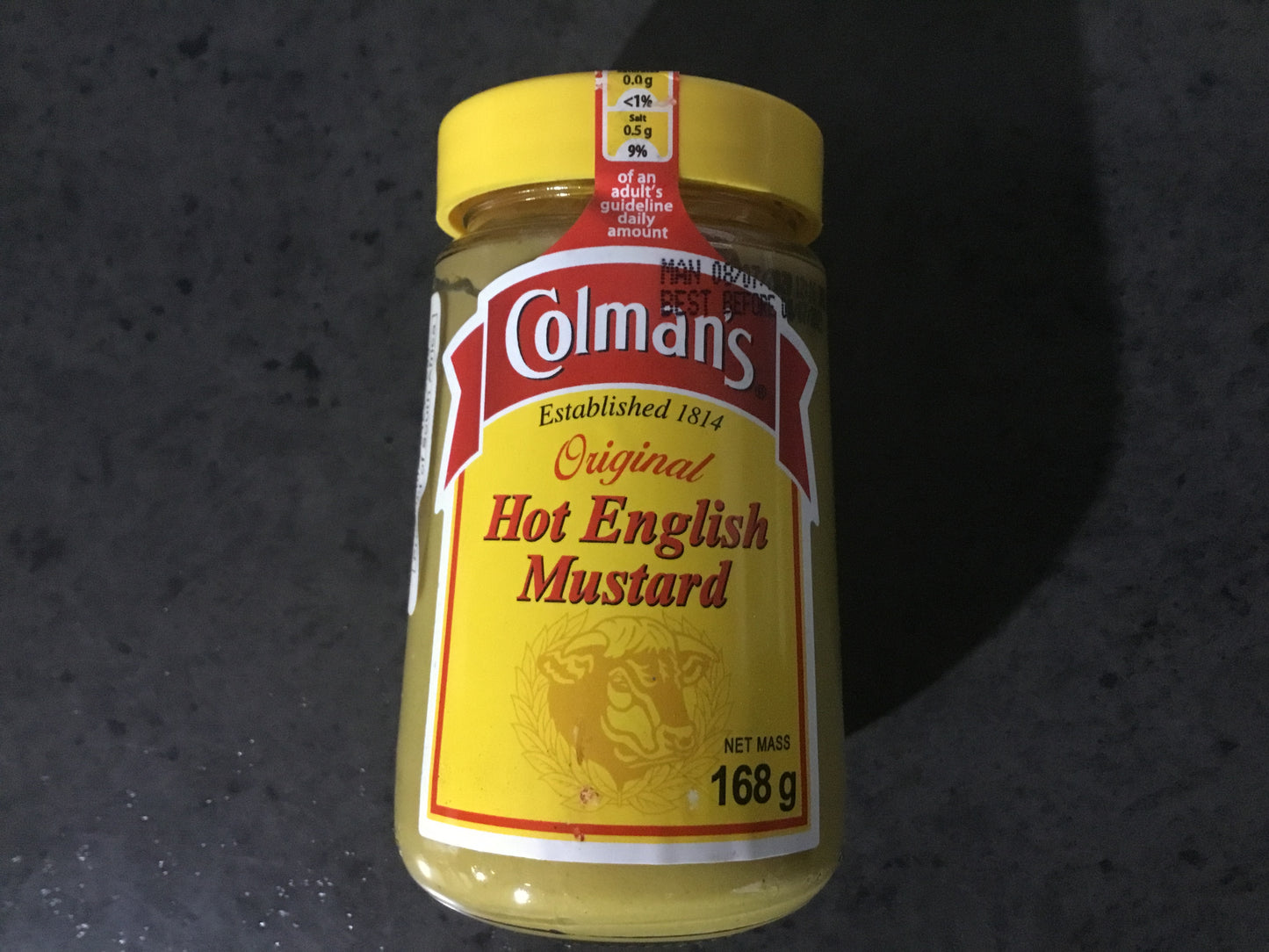 Colmans Hot English Mustard 168g