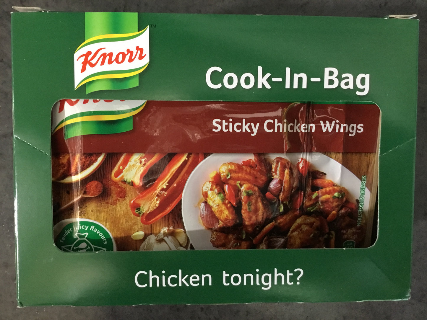Knorr C/Bag Sticky Chicken Wing 35g