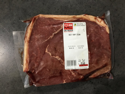 1kg Rump Beef Steak