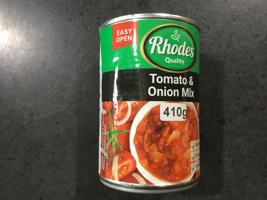Rhodes Tomato & Onion Mix 400g Can