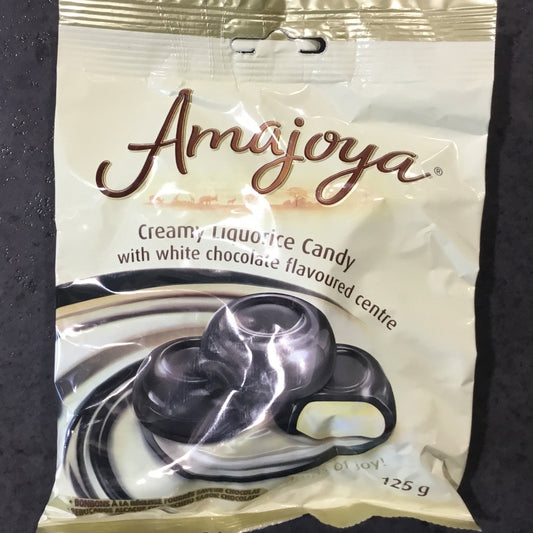Amajoya Liqourice White Chocolate 125g