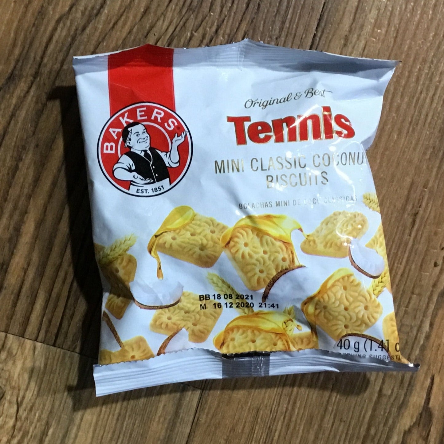 Bakers Mini Tennis Biscuits 40g