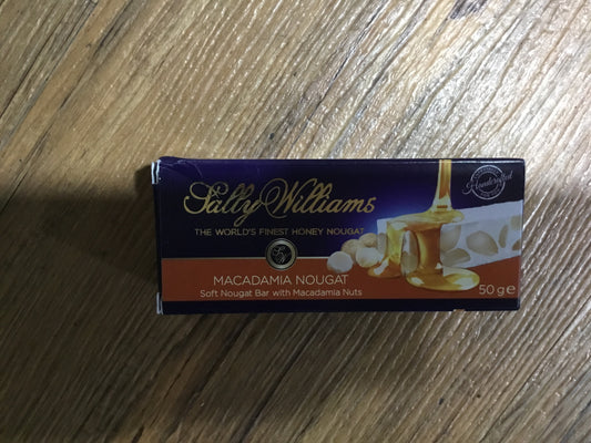 Sally William Nougat Macadamia 50g