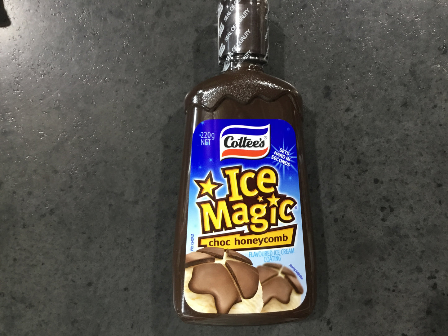 Cottees Ice Magic Choc Honeycomb 220g