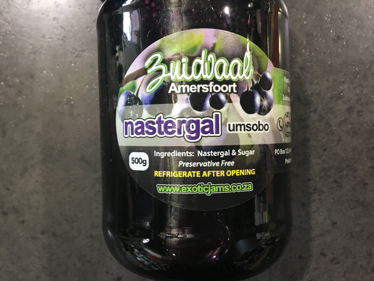 Zuidvaal Exotic Jam Nastegal 500g