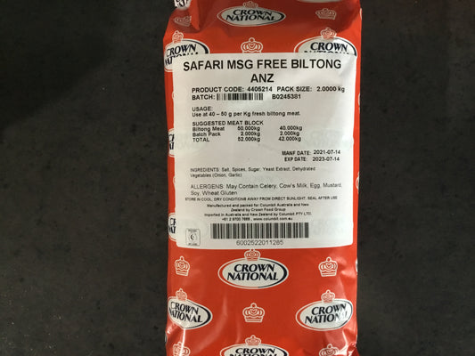 Crown National Safari MSG Free Spice - 2kg