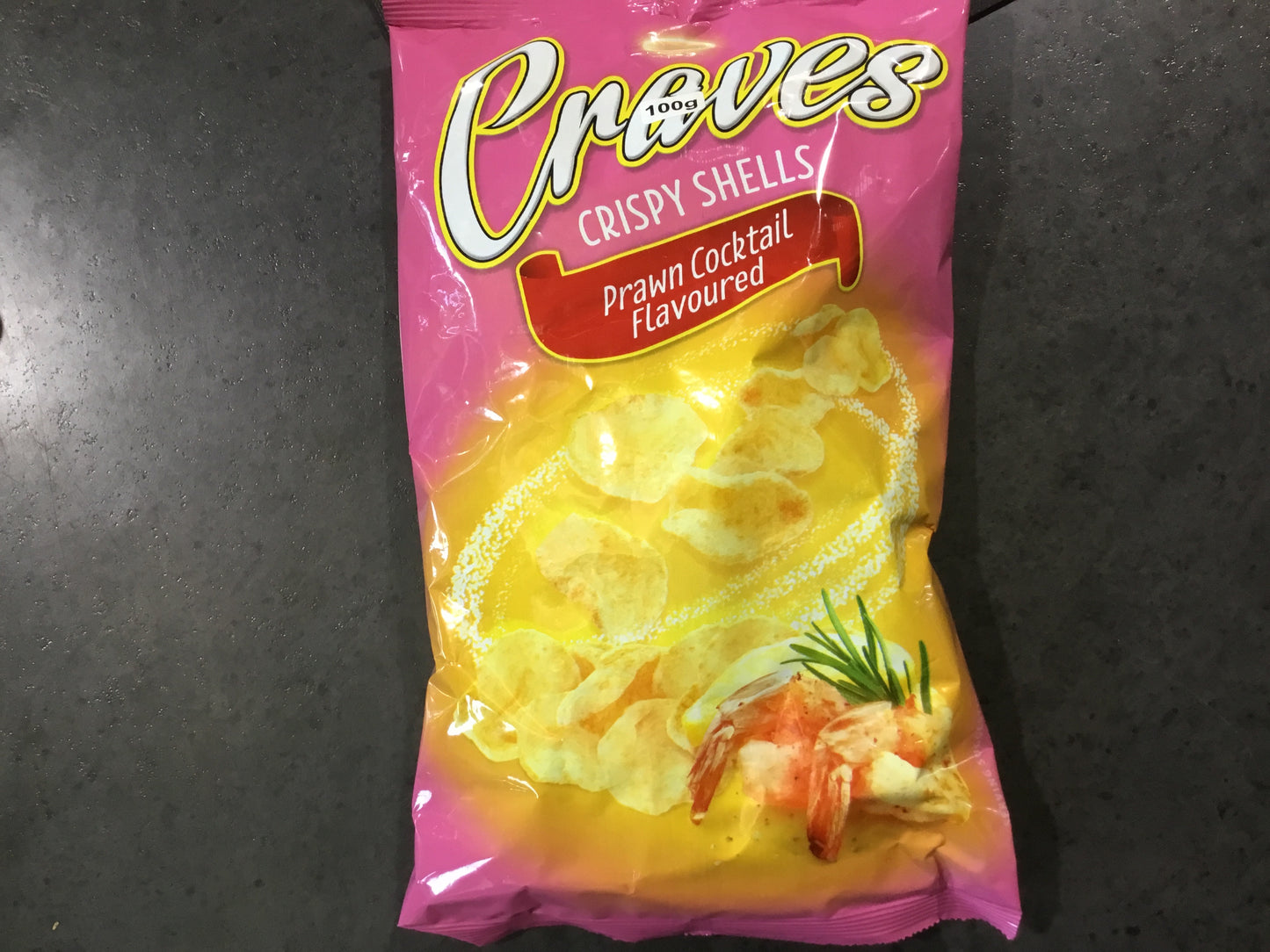 Craves Chips Prawn Shells 100g