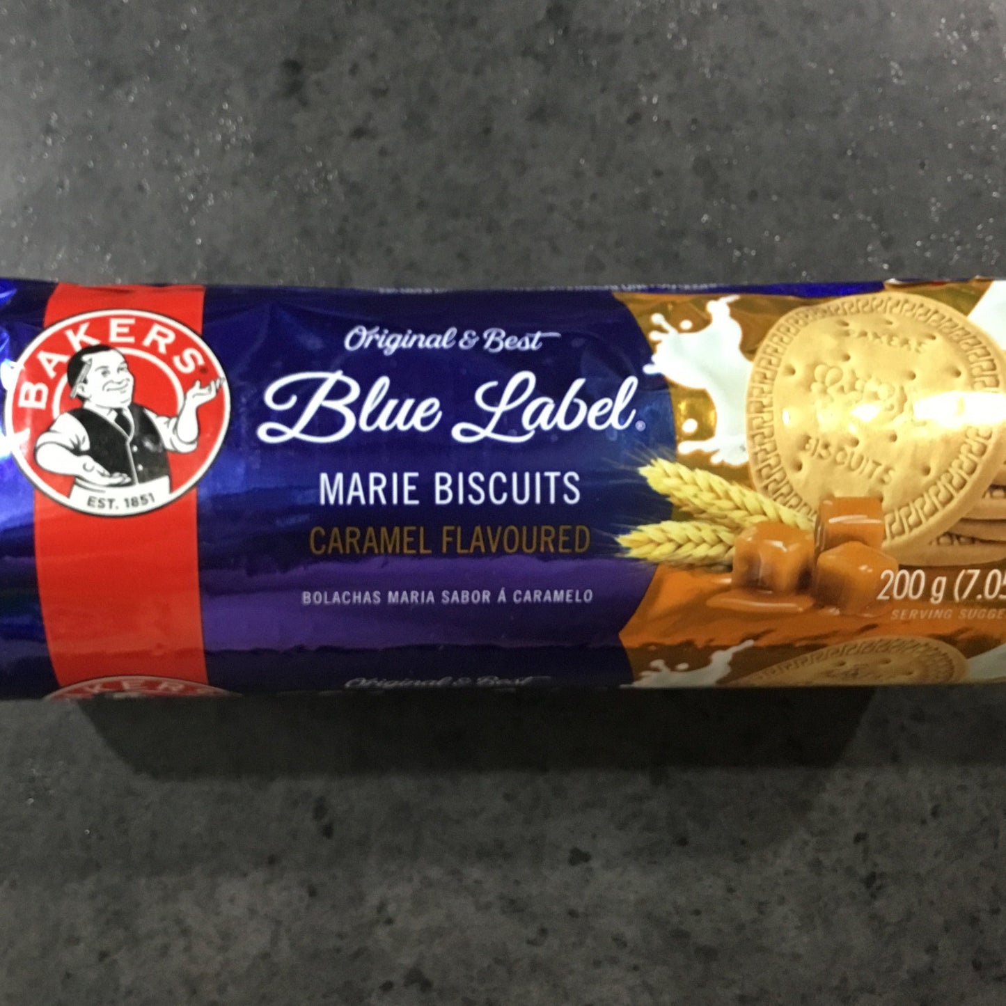 Bakers Marie Caramel Biscuit 190g