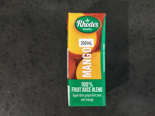 Rhodes fruit juice Mango 200ml small