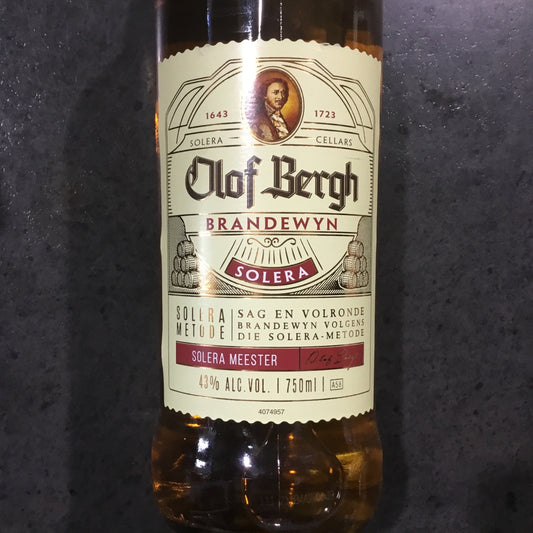 Olof Bergh Solera Brandy 750ml