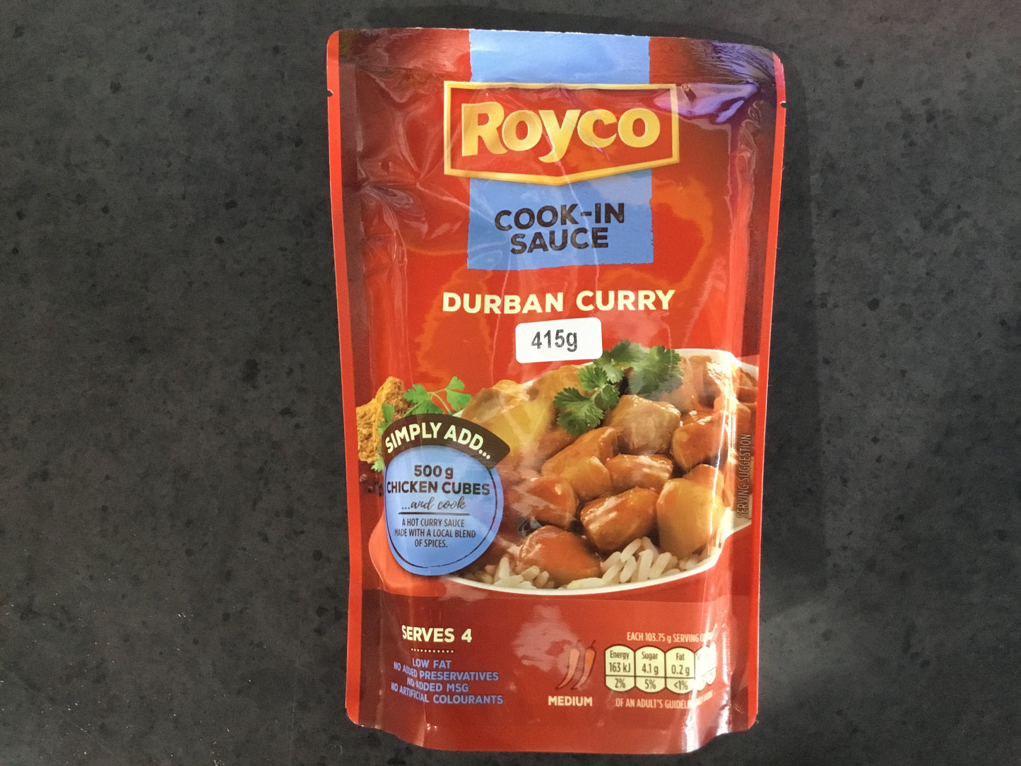 Royco WET Cook in Durban Curry 415g