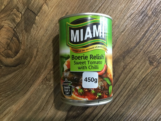 Miami Boerie Relish with Chilli 450g