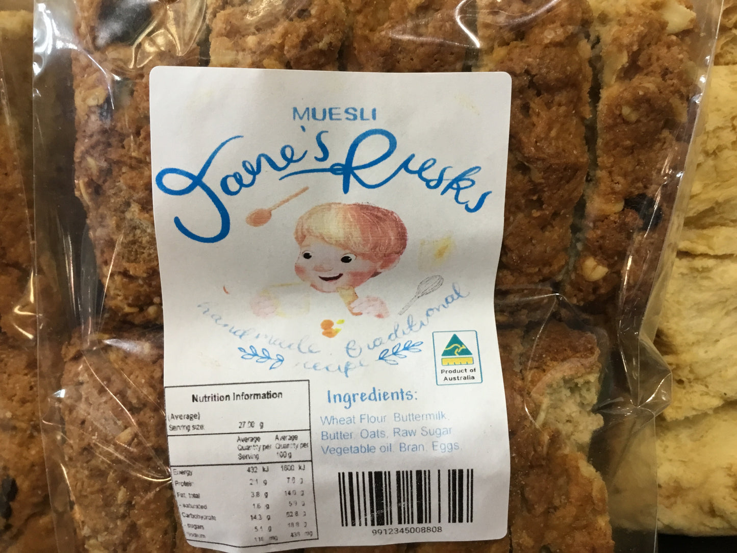 Rusks Janes Muesli