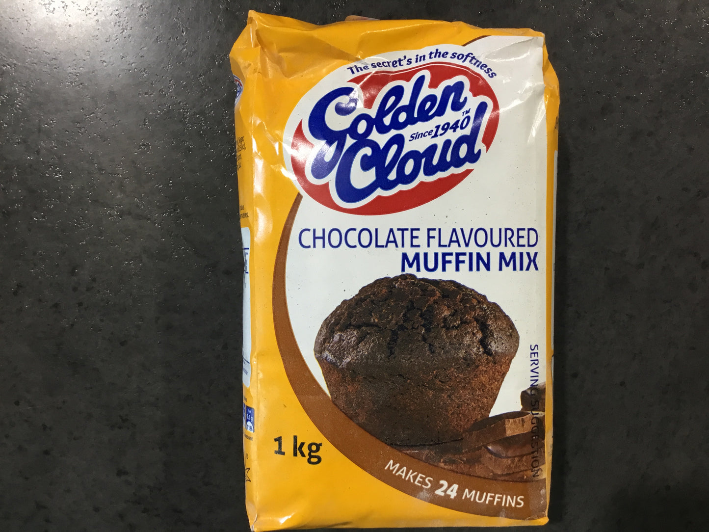 Golden Cloud Muffin Mix Chocolate 1kg
