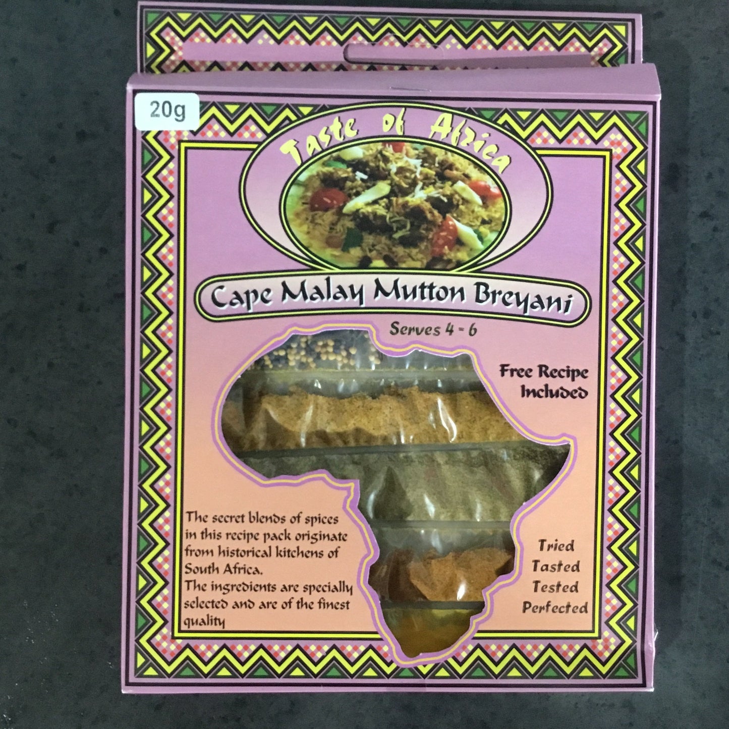 Taste of Africa Cape Malay Mutton Breyani 60g